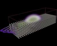 The wave nature of light in super-slow motion