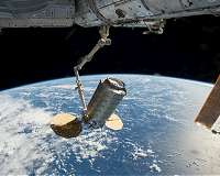 Spacewalkers fix robotic arm in time to grab next cargo ship