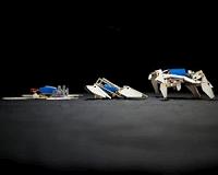 Small, origami-inspired pop-up robots function autonomously