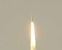 NASA tests launch-abort system for moon-mission capsule