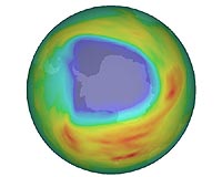2008 Ozone Hole Larger Than Last Year