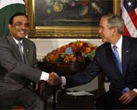 Bush, India, Pakistan agree on need to douse tensions