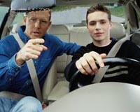 Innate behavior determines how we steer our car