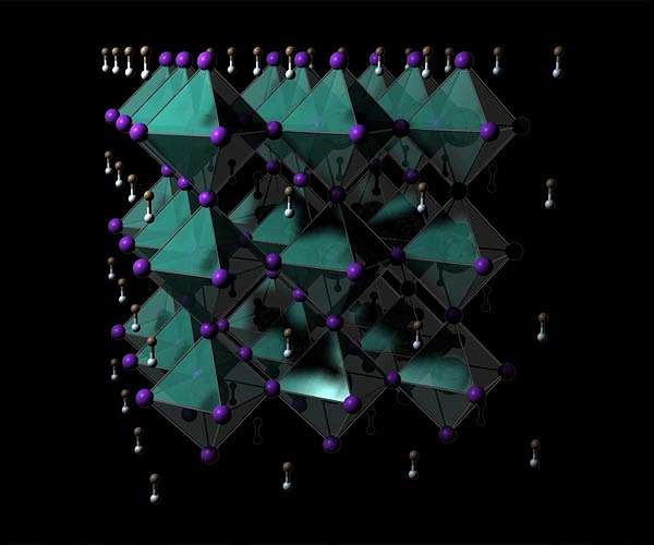Templating approach stabilizes 'ideal' material for alternative solar cells