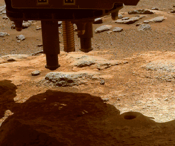 Ejecting Mars' Pebbles