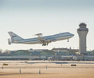 Boeing Phantom Ray Takes A Ride On NASA's Shuttle Carrier Aircraft