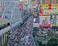 Cyclists battle Philippine capital's 'Carmageddon'