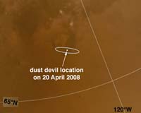 Phoenix Landing Area Viewed By Mars Color Imager