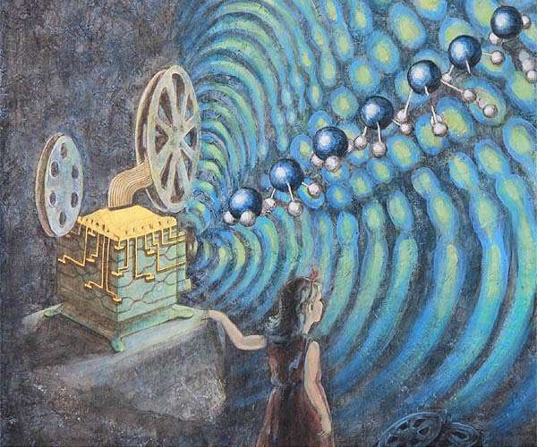 Toward Testing the Quantum Behavior of Gravity: Photonic Quantum Simulation