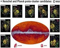 Astronomers discover likely precursors of galaxy clusters we see today