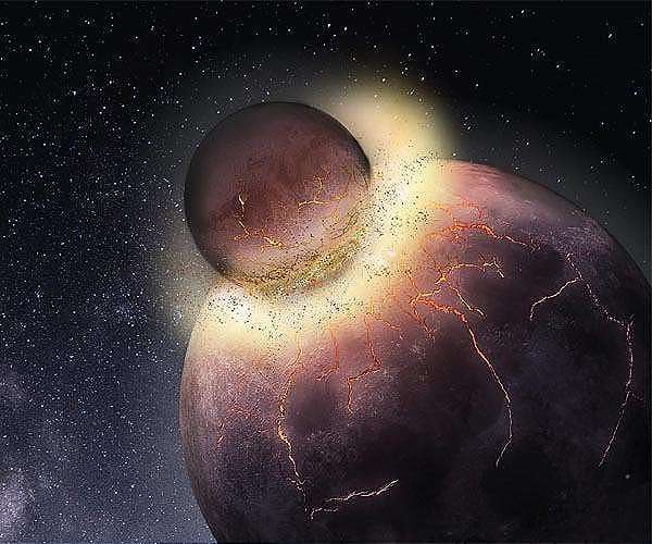 The Moon a remnant of Earth's mantle