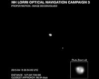 Possible Polar Cap on Pluto Detected