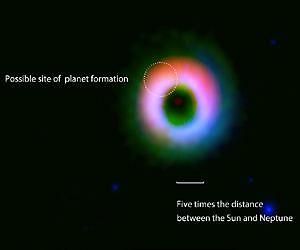 ALMA Discovers a Formation Site of a Giant Planetary System