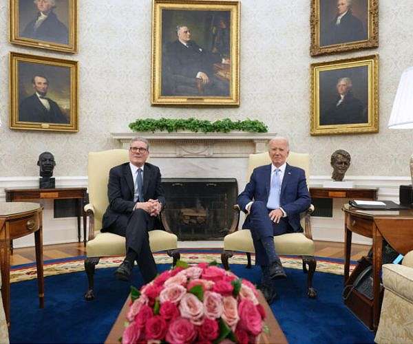Biden hails 'best of allies' in first talks with UK's Starmer