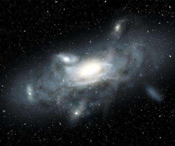 'Messy' galaxies in the early universe struggled to settle