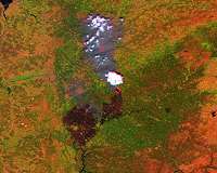 Proba-V images Portuguese forest fire