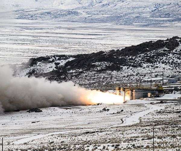 Northrop Grumman test fires stage-one solid rocket motor for Sentinel Missile