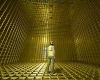 First Particle Tracks Seen in Prototype International Neutrino Experiment