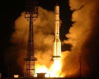 Russian military satellite in orbit after launch