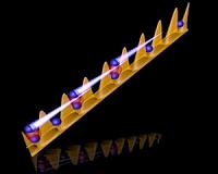 Long-range tunneling of quantum particles