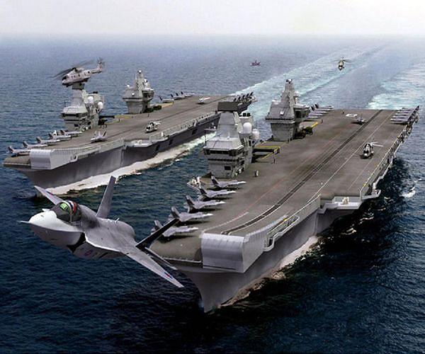 Queen Elizabeth visits namesake aircraft carrier before its deployment