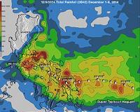 NASA Satellite Data Shows Hagupit Dropped Almost 19 Inches of Rainfall