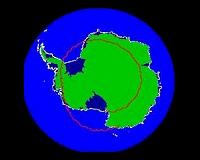 Antarctic anticyclone sending two NASA scientific balloons flying in circles