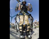 Raytheon Sarcos Exoskeleton Robotic Suit Linked To Iron Man Superhero