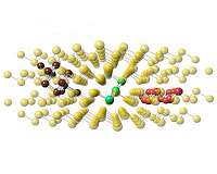 Interaction between the atomic nucleus and the electron on trial