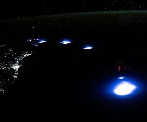 Spectacular Red Sprites Captured from the ISS