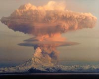 Alaska volcano erupts five times