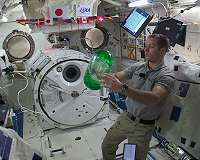 NASA diligently tracks microbes inside the International Space Station