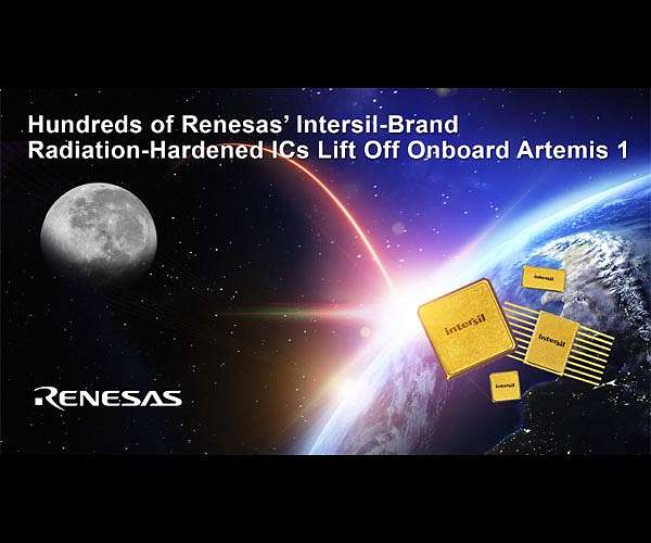 Hundreds of Renesas rad-hard chips protecting Artemis 1 on lunar mission