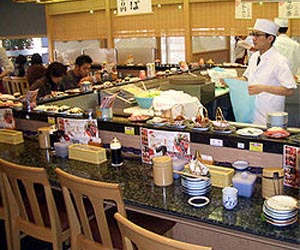 Sushi-go-round -- Japan tradition served with technology