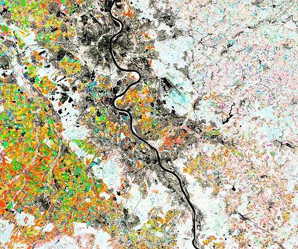 Earth from Space: Rhine River, Germany