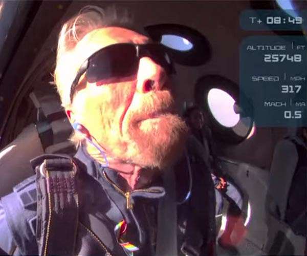'Experience of a lifetime': Billionaire Branson achieves space dream