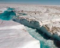Polar tourists see an icy world melt