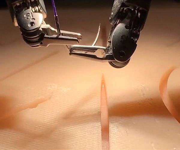 Robot learns surgery skills by watching videos, matches human precision