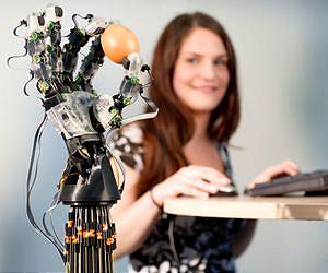 Whether grasping Easter eggs or glass bottles - this robotic hand uses tact