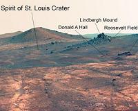 Martian Reminder of a Pioneering Flight