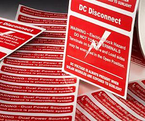 New Labels For US And Canadian Solar Installers