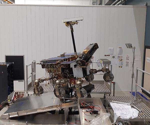 ExoMars rover twin begins Earth-based mission in 'Mars Terrain Simulator'