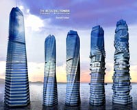 Hair Raising High Rise Can Change Shape