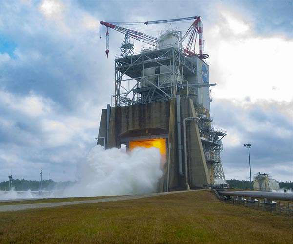 NASA marks significant milestone with successful SLS engine test