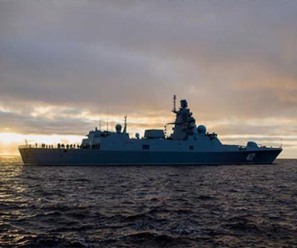 Russian warship docks in Algeria
