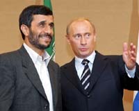 Putin, Ahmadinejad discuss nuclear plant progress: PM's office