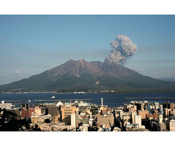 Evacuations after volcano erupts in southern Japan