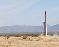 Texas firm completes tie down test flight of suborbital SARGE Rocket