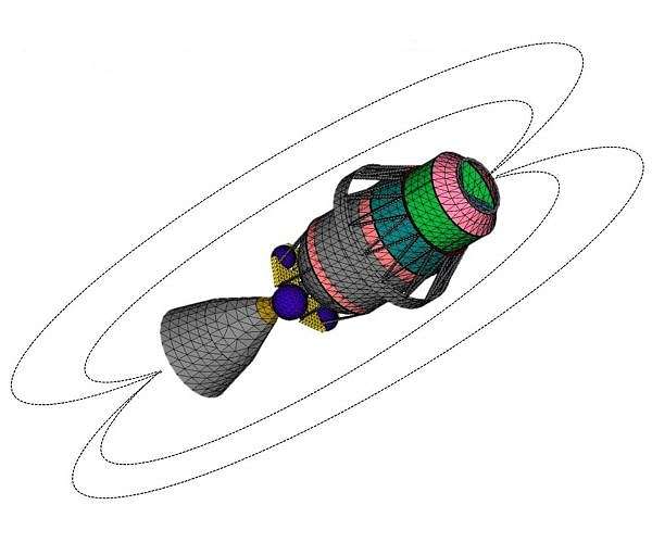 A satellite's death spiral