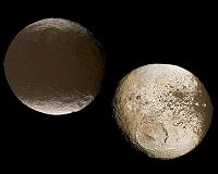Saturnian Satellite Iapetus Is Coated With Foreign Dust